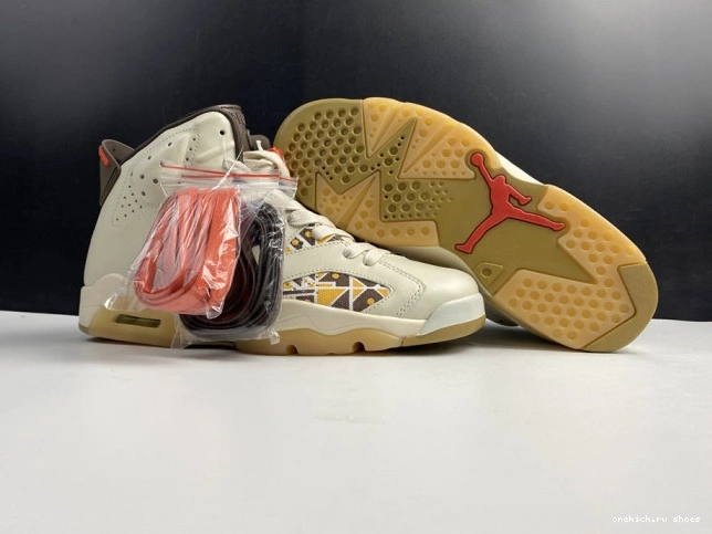 Rep Quai54 AIR CZ4152-100 Retro 6 Jordan (2020) Sail Brown 0808
